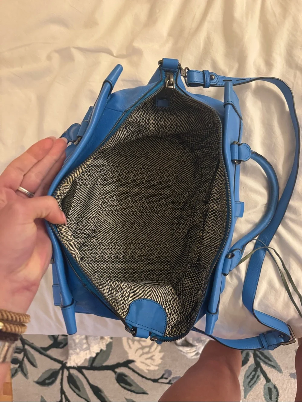VINTAGE Rebecca Minkoff Bowery Satchel Bag w/ adjustable straps